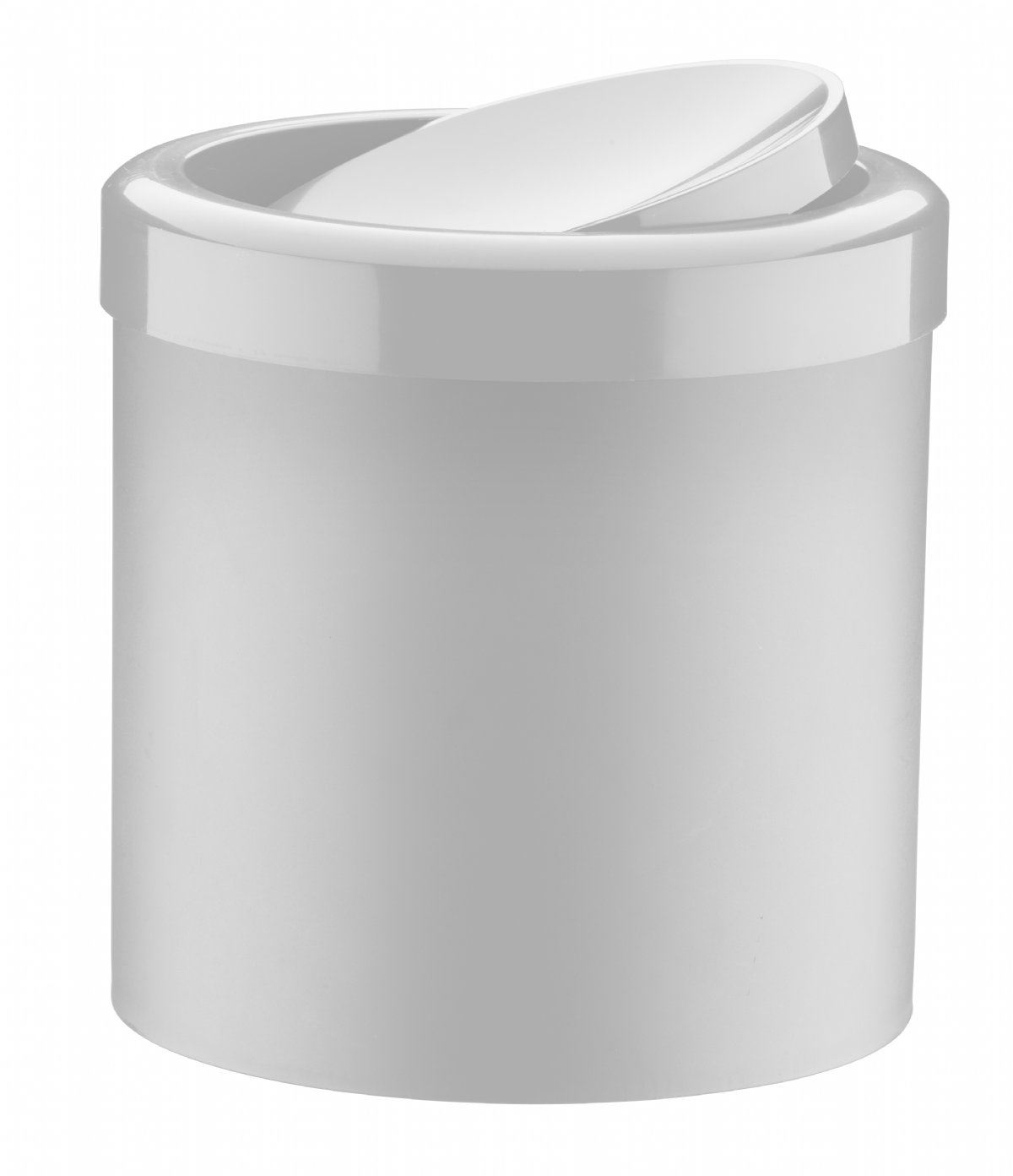 Lixeira Basculante 5 litros Branco/Preto