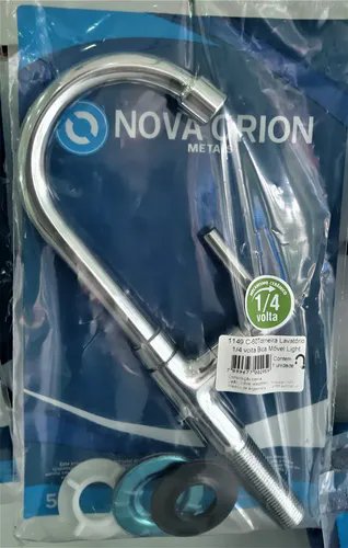 TORNEIRA LAVATORIO MESA CROMADO 1149 C-60 - NOVA ORION
